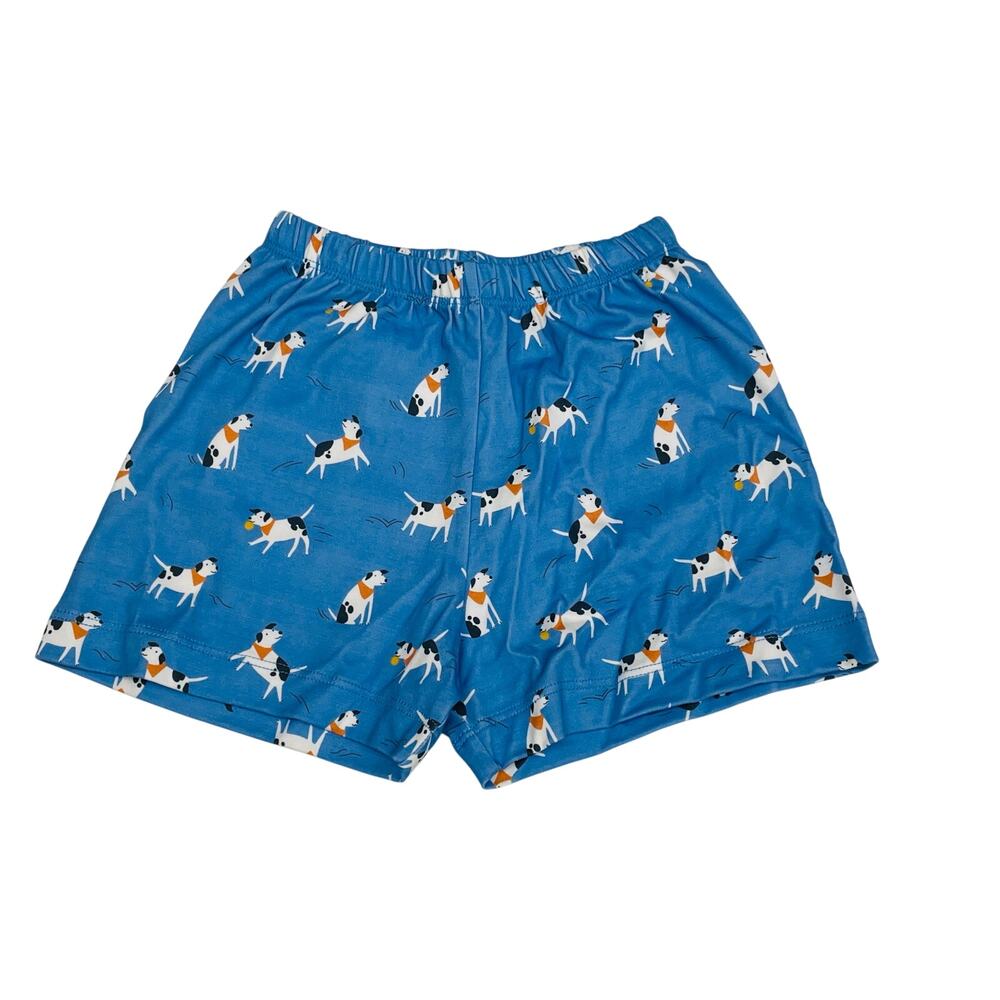 NWT James & Lottie Size 12M Conrad Knit Shorts in Puppy Print